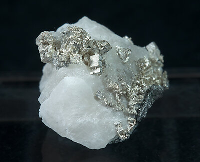 Silver with Calcite. Side