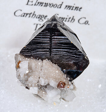 Sphalerite on Quartz. 