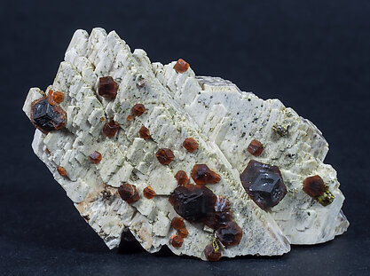 Andradite with Microcline and Epidote. Front