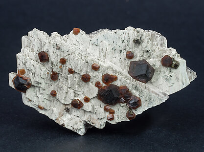 Andradite with Microcline and Epidote. Side