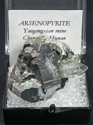 Arsenopyrite with Quartz. Front