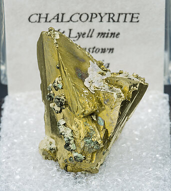 Chalcopyrite and Quartz. Front