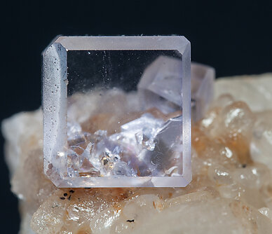 Fluorite with Calcite. 