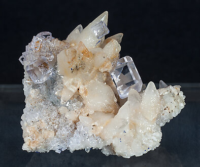 Fluorite with Calcite.