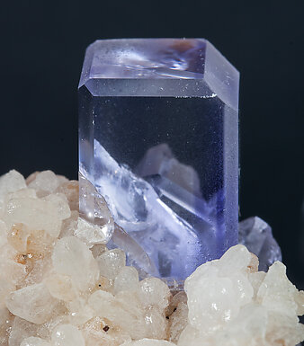 Fluorite with Calcite. 