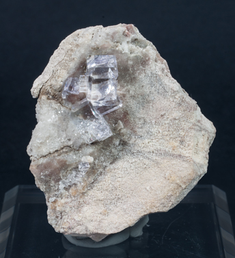 Fluorite with Quartz.