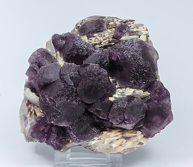 Fluorite with Baryte. 