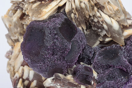 Fluorite with Baryte. 