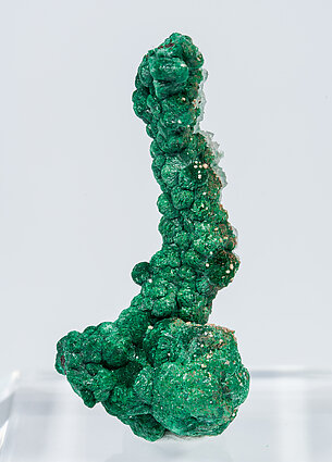 Malachite with Calcite and Cerussite.