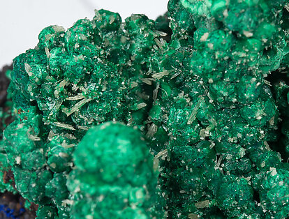 Malachite with Cerussite. 