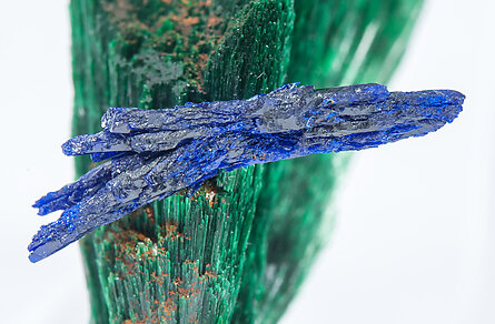 Malachite with Azurite. 