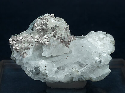 Silver with Gypsum and Calcite.