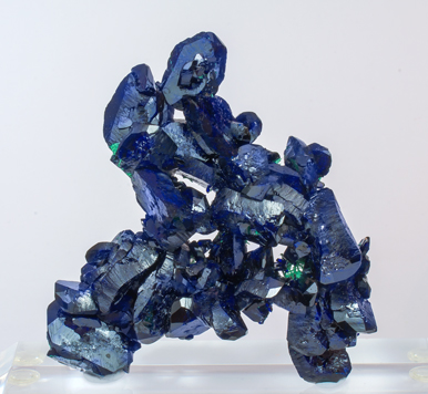 Azurite with Malachite. Front