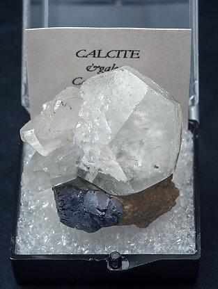 Calcite with Galena.