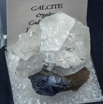 Calcite with Galena. Side