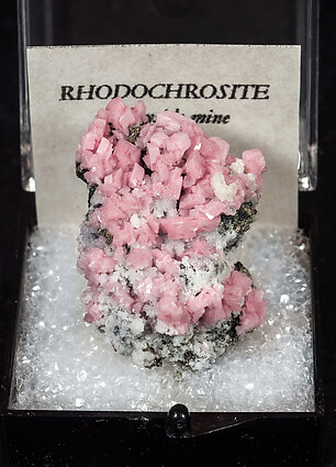 Rhodochrosite with Quartz. 