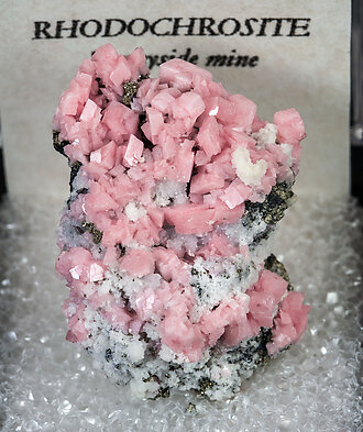 Rhodochrosite with Quartz. 