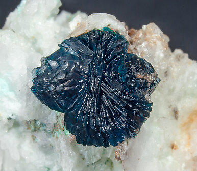 Veszelyite with Hemimorphite. 