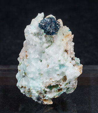 Veszelyite with Hemimorphite.