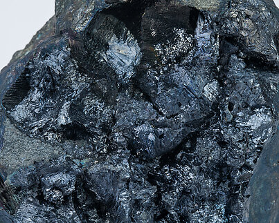 Bornite after Chalcocite with Pyrite. 