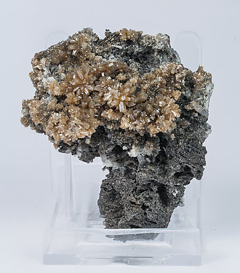 Mimetite on Quartz. 