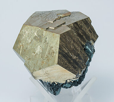 Pyrite with Hematite. Side