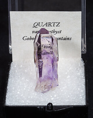 Quartz (variety amethyst). 