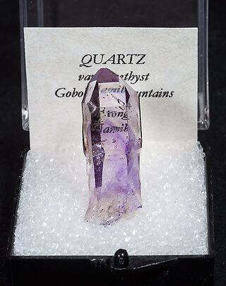 Quartz (variety amethyst).