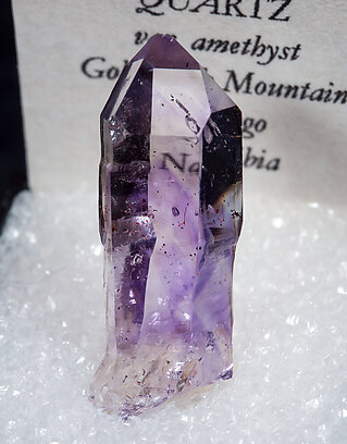 Quartz (variety amethyst). 