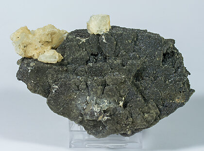 Smithsonite and Galena after Pyrrhotite and Baryte. Front