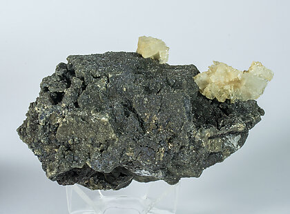 Smithsonite and Galena after Pyrrhotite and Baryte. Rear