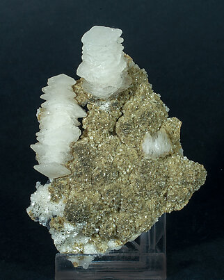 Calcite with Siderite and Pyrite. 