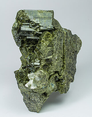 Epidote with Quartz. Front