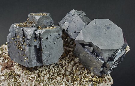 Galena with Chalcopyrite and Dolomite. 