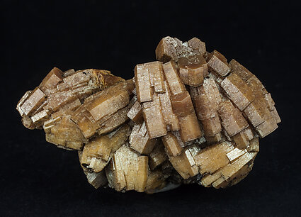 Vanadinite (variety arsenic-bearing vanadinite) with Mottramite. Side