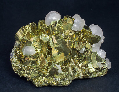 Chalcopyrite with Calcite.