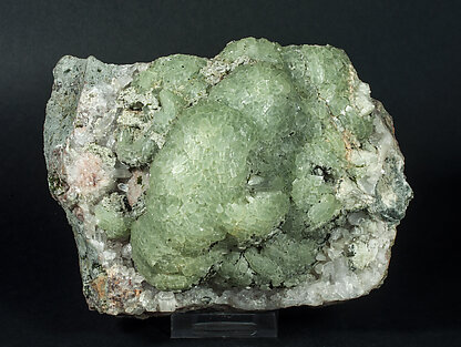 Prehnite with Quartz and Epidote.