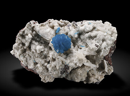 Cavansite with Stilbite-Ca. Front / Photo: Joaquim Calln