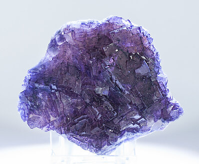 Fluorite. Light behind