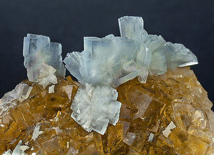 Fluorite with Baryte and Dolomite. 