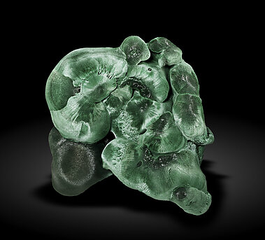 Bright Green Malachite Crystals on Matrix Natural Display Specimen 5.8 x 4.6 x 5.1 cm, High-Quality Mineral