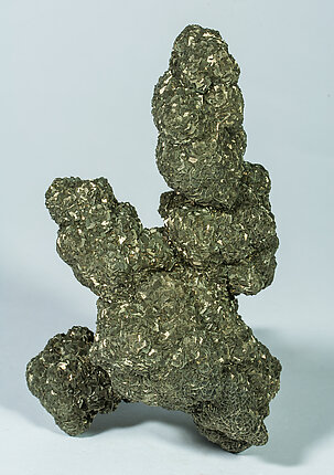 Pyrite with Calcite.