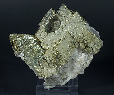 Pyrite perimorphic of Baryte.