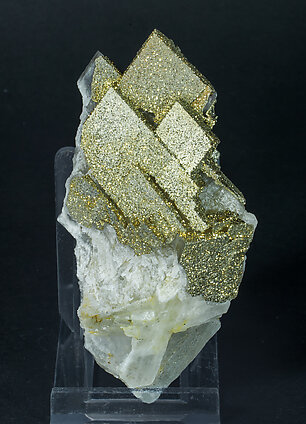 Pyrite perimorphic of Baryte. Front