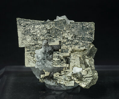 Pyrite with Quartz. Front