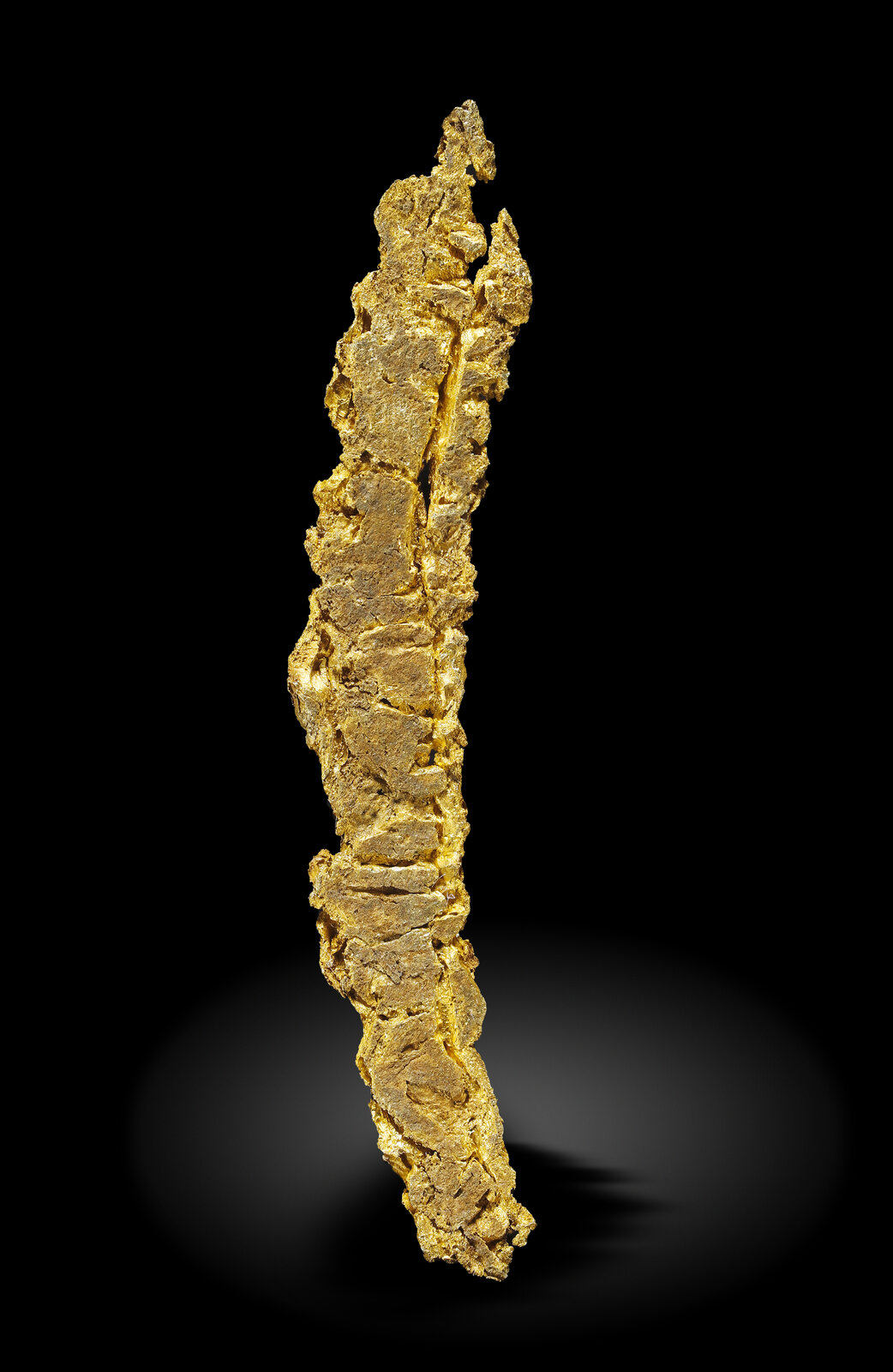 Gold (spinel twin) - Aouint Ighoman, Assa-Zag Province, Guelmim-Oued ...