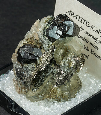 Fluorapatite with Cassiterite and Arsenopyrite. Side