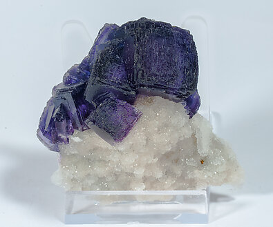 Fluorite with Quartz.