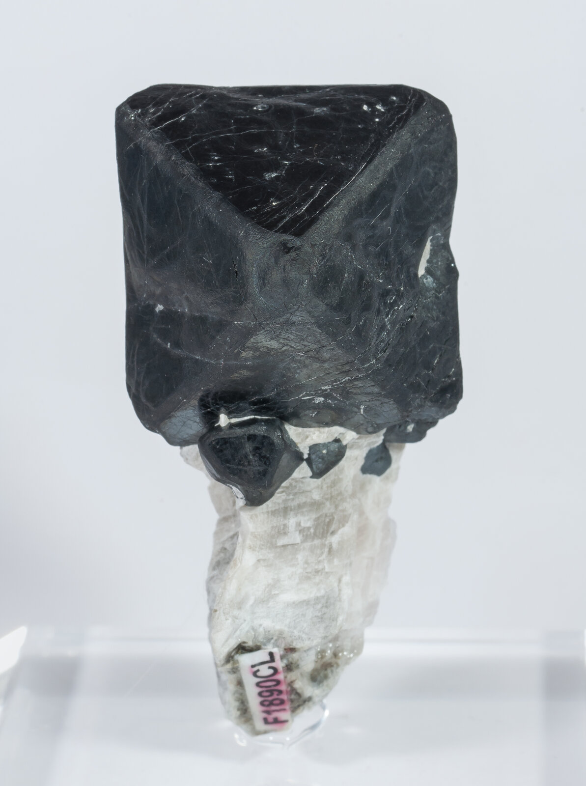 Franklinite with Calcite East Limb Fill Quarry, Sterling Mine, Sterling Hill, Ogdensburg