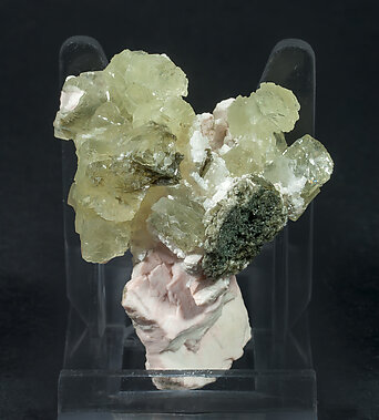 Prehnite with Orthoclase.
